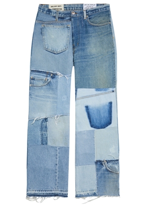 Gallery Dept. Mixed-denim Straight-leg Jeans - 30 (W30 / S)