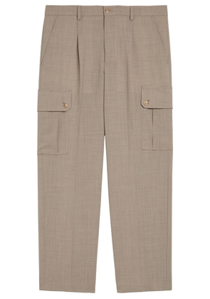 Dolce & Gabbana Pleated Tapered-leg Wool Trousers - Grey - 46 (IT46 / S)