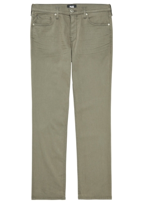 Paige Federal Slim Straight-leg Jeans - Grey - 34 (W34 / L)