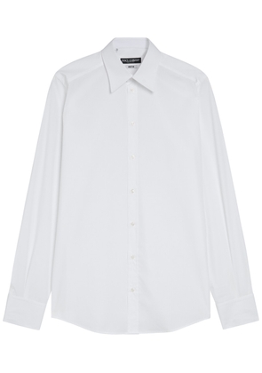 Dolce & Gabbana Cotton-poplin Shirt - White - 40 (C15.75 / M)