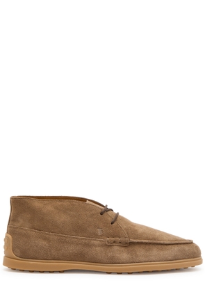 Tods Polacco Suede Boots - Brown - 11 (IT45 / UK11)