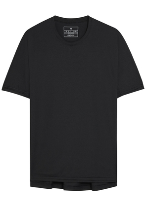 Y-3 Logo-appliquéd Jersey Running T-shirt - Black - M