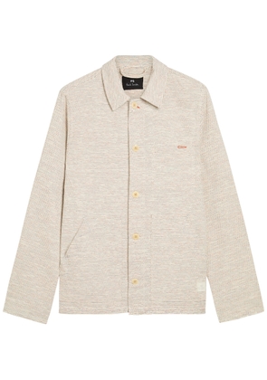 PS Paul Smith Woven Cotton-blend Overshirt - Ecru - M
