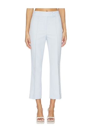 Veronica Beard Dell Pant in Baby Blue. Size 0. Also in 00, 10, 2, 4, 6, 8.