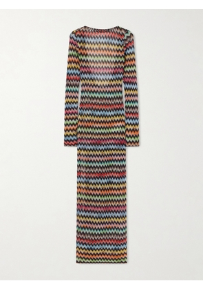 Missoni - Striped Metallic Crochet-knit Coverup - Multi - IT36,IT38,IT40,IT42,IT44,IT46,IT48