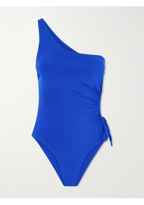 Max Mara - Canarie One-shoulder Cutout Swimsuit - Blue - x small,small,medium,large,x large