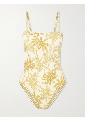 Eres - Tropical Printed Swimsuit - Yellow - FR 36,FR 38,FR 40,FR 42,FR 44,FR 46,FR 48