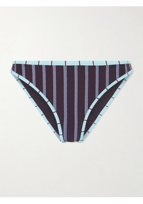 STAUD - Coto Striped Bikini Briefs - Blue - x small,small,medium,large,x large