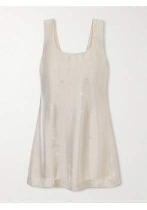 KALLMEYER - Eloise Satin Mini Dress - Cream - US0,US2,US4,US6,US8,US10,US12