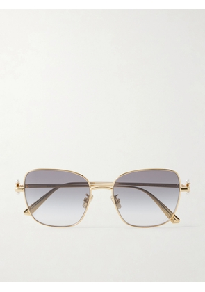 DIOR Eyewear - Diortribales S1u Square-frame Gold-tone Sunglasses - One size