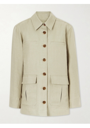 Heirlome - Barn Linen Jacket - Neutrals - x small,small,medium,large