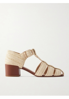 Gabriela Hearst - Lyle Raffia Sandals - Cream - IT36,IT36.5,IT37,IT37.5,IT38,IT38.5,IT39,IT39.5,IT40,IT40.5,IT41,IT41.5,IT42