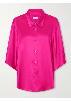 Dries Van Noten - Clea Silk-satin Blouse - Pink - FR 34,FR 36,FR 38,FR 40,FR 42,FR 44
