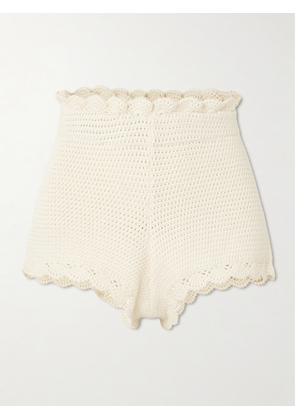 Posse - Dylan Crocheted Shorts - Cream - xx small,x small,small,medium,large,x large,xx large