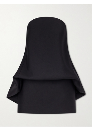 Balenciaga - Wool-blend Mini Balloon Dress - Black - FR 36,FR 38