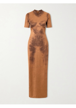 Acne Studios - Dueda Printed Jersey Midi Dress - Brown - DK32,DK34,DK36,DK38,DK40