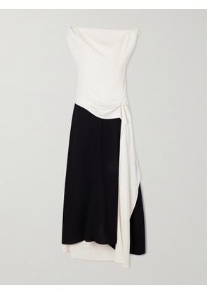 Proenza Schouler - Daliah Satin-trimmed Crepe Maxi Dress - White - US2,US4,US6,US8,US10