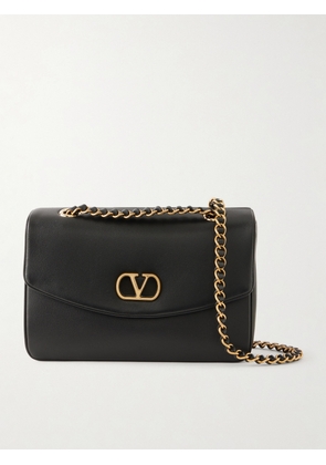 Valentino Garavani - Djuna Embellished Leather Shoulder Bag - Black - One size