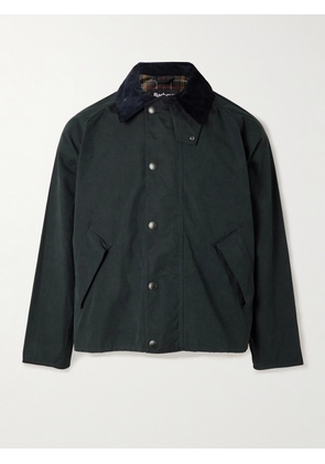 Barbour - Transporter Casual Corduroy-Trimmed Cotton-Moleskin Jacket - Men - Blue - UK/US 36