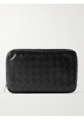 Bottega Veneta - Intrecciato Leather Pouch - Men - Black