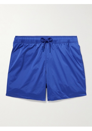 Frescobol Carioca - Salvador Straight-Leg Mid-Length Recycled Swim Shorts - Men - Blue - S