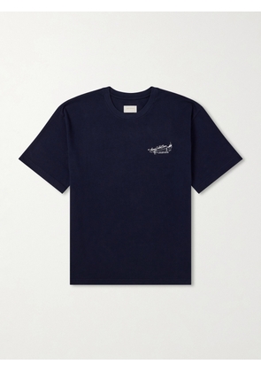 Aimé Leon Dore - Logo-Printed Cotton-Jersey T-Shirt - Men - Blue - XS