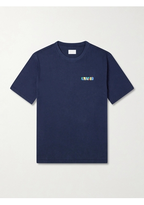 Aimé Leon Dore - Logo-Print Cotton-Jersey T-Shirt - Men - Blue - XS
