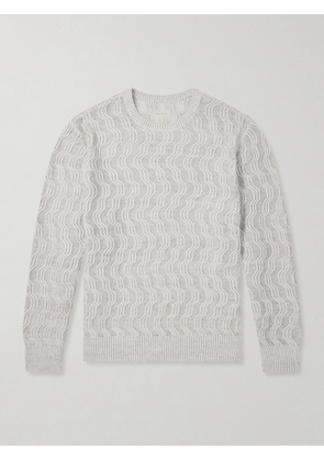 Aimé Leon Dore - Cable-Knit Cotton-Blend Sweater - Men - Neutrals - XS