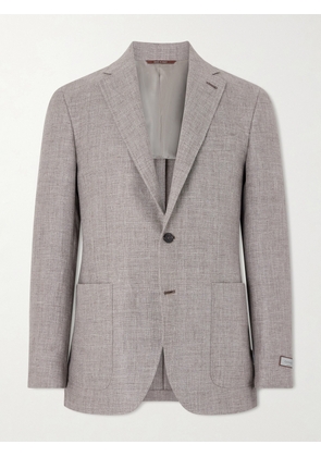 Canali - Kei Linen and Wool-Blend Blazer - Men - Neutrals - IT 46