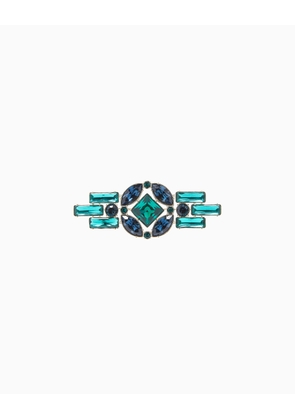 Brooch with Swarovski crystals