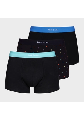 Paul Smith Black Mixed Boxer Briefs Three Pack