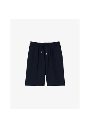 Mens Sandro Drawstring-Waist Regular-Fit Stretch-Jersey Shorts