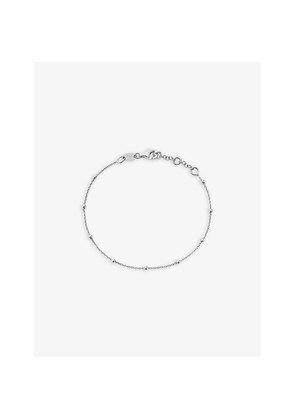 Womens Astley Clarke Aurora Station Sterling Silver Beaded Bracelet