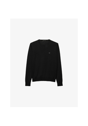 Mens Prada Superfine Wool Crew-Neck Jumper