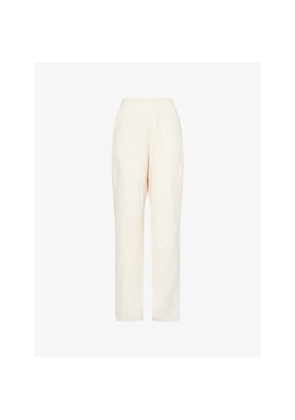 Womens Second Summer Coco Straight-Leg Linen Trousers