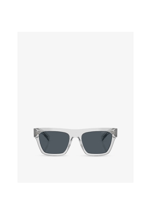 Prada Pr C03S Rectangle-Frame Acetate Sunglasses