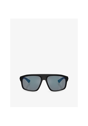 Womens Prada Linea Rossa Ps B02S Irregular-Frame Injected Sunglasses