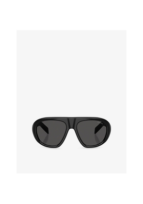 Prada Pr C05S Irregular-Frame Acetate Sunglasses