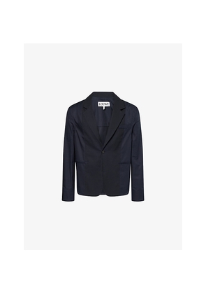 Mens Loewe Hybrid Panelled Cotton Blazer