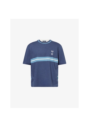 Mens Fred Perry x Craig Green Logo-Embroidered Cotton T-Shirt