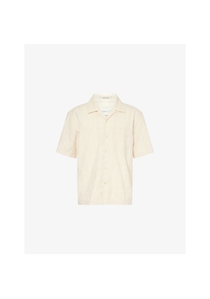 Mens Gant Checked Open-Collar Cotton Shirt