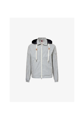 Mens Moncler Havas Striped Cotton Jacket