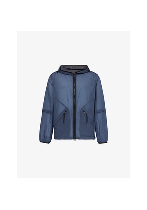 Mens Moncler Sidus Hooded Woven Jacket