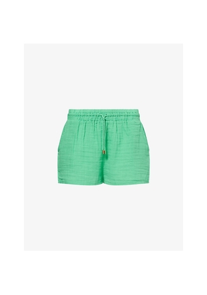 Womens Melissa Odabash Abbie Relaxed-Fit Cotton Shorts