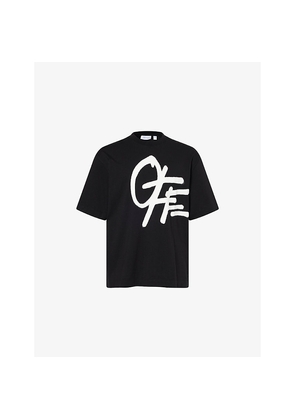 Mens Off-White Shared Spray Logo Cotton T-Shirt