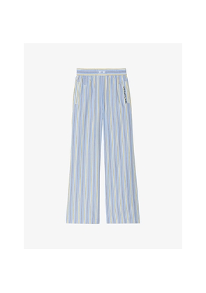 Womens Zadig&Voltaire Poma Stripe-Print Cotton Trousers