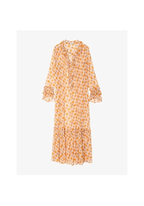Womens Zadig&Voltaire Ralicel Floral-Print Woven Maxi Dress