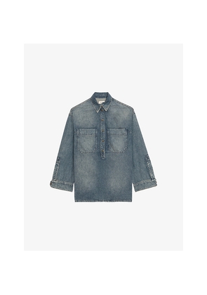 Womens Zadig&Voltaire Timona Relaxed-Fit Denim Shirt