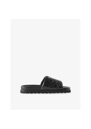 Womens Zadig&Voltaire Teddy Patent-Leather Slides
