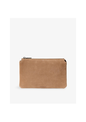 Womens Whistles Elita Suede Clutch